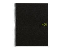 Cuaderno de polipropileno reciclado A4 120 hojas Miquelrius Negro