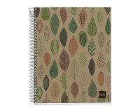 Cuaderno reciclado A5 cuadrícula 120 hojas Ecohojas Miquelrius