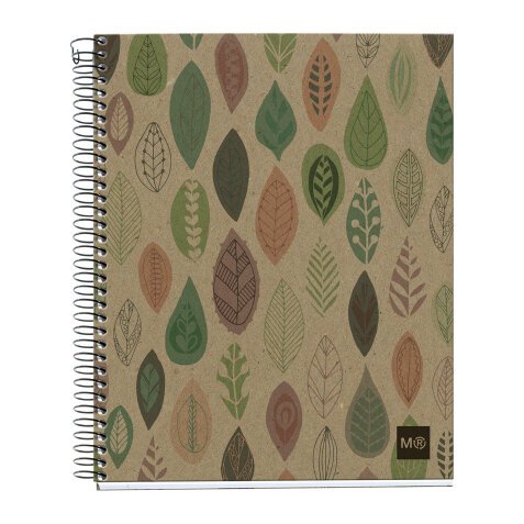 Cuaderno reciclado A5 cuadrícula 120 hojas Ecohojas Miquelrius