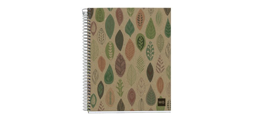 Cuaderno reciclado A5 cuadrícula 120 hojas Ecohojas Miquelrius