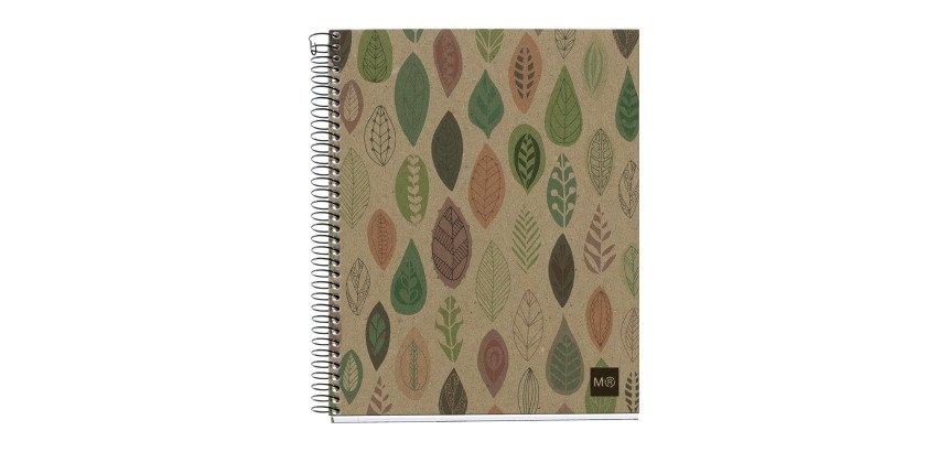 Cuaderno reciclado A5 cuadrícula 120 hojas Ecohojas Miquelrius