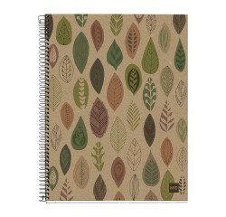Cuaderno reciclado A4 5 x 5 120 hojas Ecohojas Miquelrius