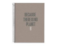 Cuaderno A4 120 hojas 5 x 5 Reciclado Ecoalf by Miquelrius Gris