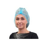 Cuffia monouso in PLP azzurro, 100 unità