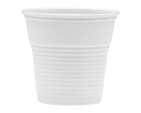 Bicchieri caffè in PS bianco 75ml/80ml Bibo 100 pezzi
