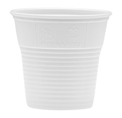 Bicchieri caffè in PS bianco 75ml/80ml Bibo 100 pezzi