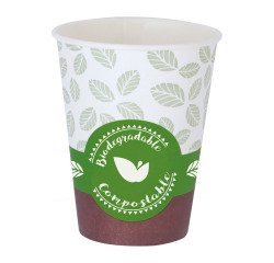 Bicchieri in cartoncino bio 250ml Natural Bibo 50 pezzi