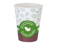 Bicchieri in cartoncino bio 250ml Natural Bibo 50 pezzi