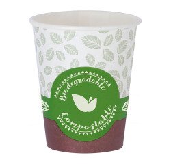 Bicchieri caffè in cartoncino bio 190ml Natural Bibo 50 pezzi