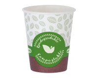 Bicchieri caffè in cartoncino bio 190ml Natural Bibo 50 pezzi