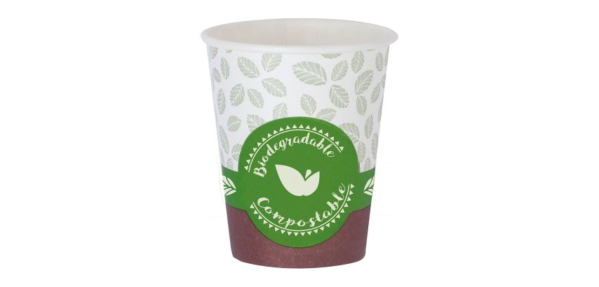 Bicchieri caffè in cartoncino bio 190ml Natural Bibo 50 pezzi