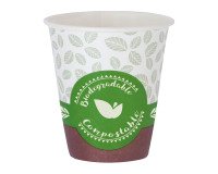 Bicchieri caffè in cartoncino bio 160ml Natural Bibo 50 pezzi