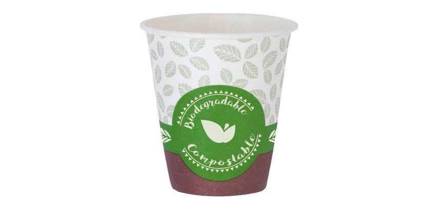 Bicchieri caffè in cartoncino bio 160ml Natural Bibo 50 pezzi