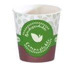 Bicchieri caffè in cartoncino bio 80ml Natural Bibo 50 pezzi