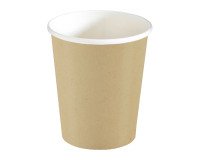 Bicchieri in carta avana 200ml/250ml Bibo 50 pezzi