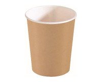 En_50 bicchieri carta avana 6 oz 160/190 ml