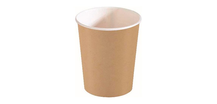 Bicchieri in carta avana 160ml/190ml Bibo 50 pezzi