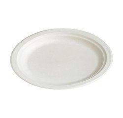 Piatti ovali in polpa di cellulosa 26x20 cm 50 pz