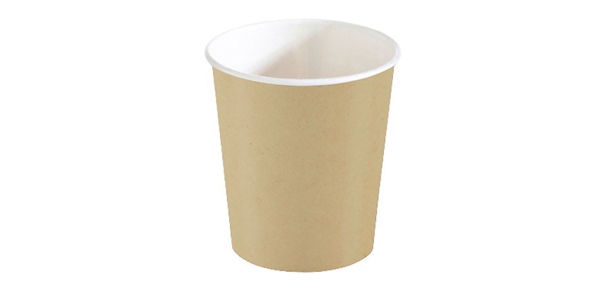 Bicchieri in carta avana 100ml/130 ml Bibo 50 pezzi