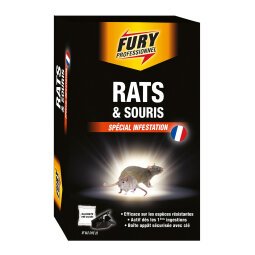 Tue-rats et souris Fury - Boîte de 7 sachets unidoses