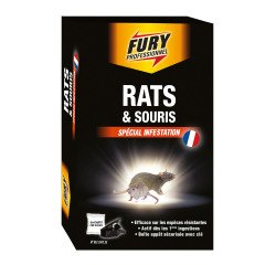 Tue-rats et souris Fury - Boîte de 7 sachets unidoses