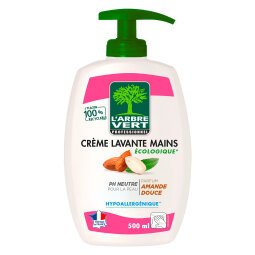 En_creme lavante mains amandes 500ml l'arbre vert