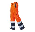 Pantalone alta visibilità Siggi, arancione/blu