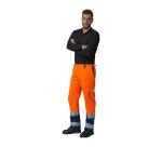 Pantalone alta visibilità Siggi, arancione/blu