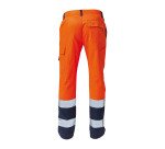 Pantalone alta visibilità Siggi, arancione/blu
