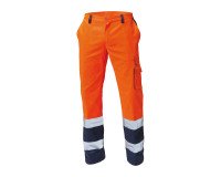 Pantalone alta visibilità Siggi, arancione/blu