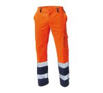 Pantalone alta visibilità Siggi, arancione/blu