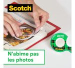 Pack de 2 rubans adhésif Scotch Magic invisible - Longueur 15 m + 1 offert