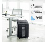 Distruggidocumenti Fellowes Automax 100M, taglio a microframmento, 100 fogli, nero