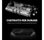Distruggidocumenti Fellowes Automax 80M - taglio a miniframmento - 80 fogli - nero