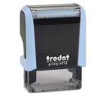 Tampon texte personnalisable Printy 4910 Trodat monochrome 2 lignes