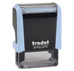 Tampon texte personnalisable Printy 4910 Trodat monochrome 2 lignes