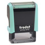 Tampon texte personnalisable Printy 4910 Trodat monochrome 2 lignes