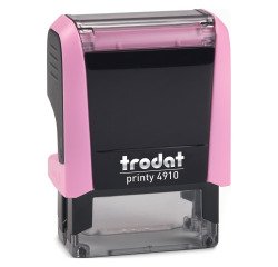 Tampon texte personnalisable Printy 4910 Trodat monochrome 2 lignes