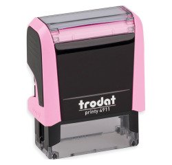 Tampon texte personnalisable Printy 4911 Trodat monochrome 3 lignes