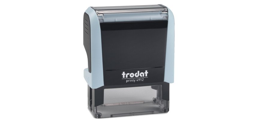Tampon texte personnalisable Printy 4912 Trodat monochrome 4 lignes