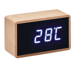 Reloj despertador ECO fabricado en Bambú natural