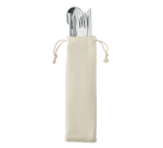 Set de Cubiertos reutilizables de acero inoxidable ECO