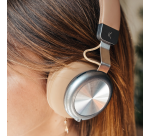 Auriculares Retro2 KSIX estéreo inalámbricos marrón