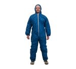 Tuta monouso in PLP, blu