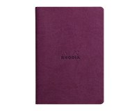 Rhodiarama piqûre A5 ligné 64 pages, papier 90g violet