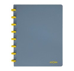 Cahier Atoma Terra A5 en polypropylène - quadrillé 5x5 - 144 pages