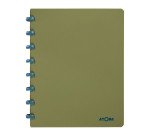 Notizbuch Atoma Terra A5 aus Polypropylen - kariert 5 x 5 - 144 Seiten