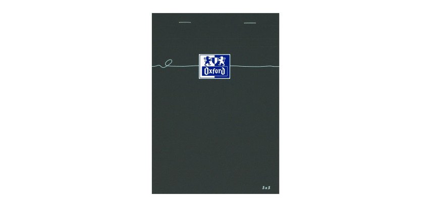 BLOC GRIS OXFORD AGRAFE 148x210 160P OPTIK P. Q5/5