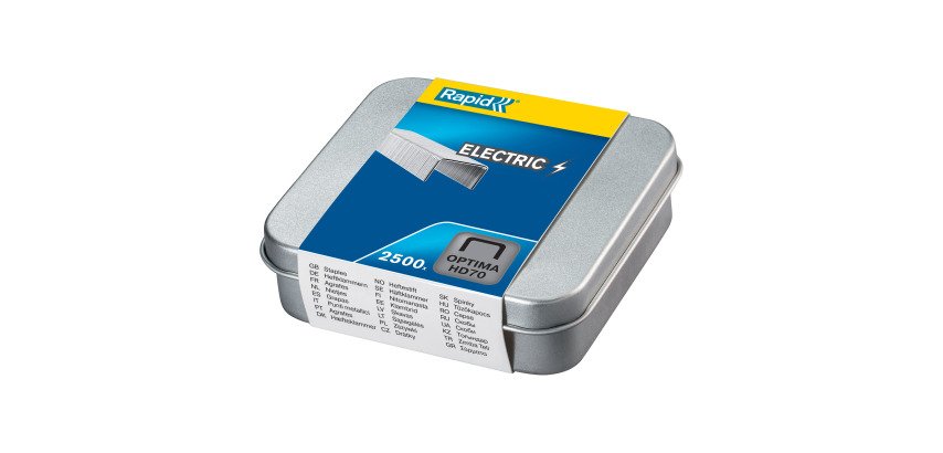 Grapas Rapid Optima HD70 - Caja 2500 galvanizada