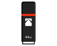 Kodak clé USB Classic K103 64 Go Usb 2.0 (Usb-A) Noir/Rouge